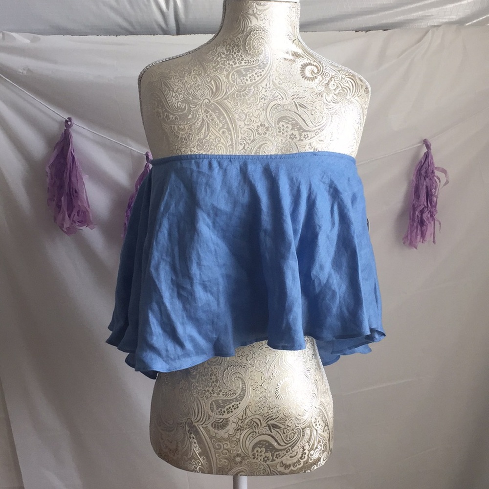 Anthropologie CAPULET crop top in Large NWT!